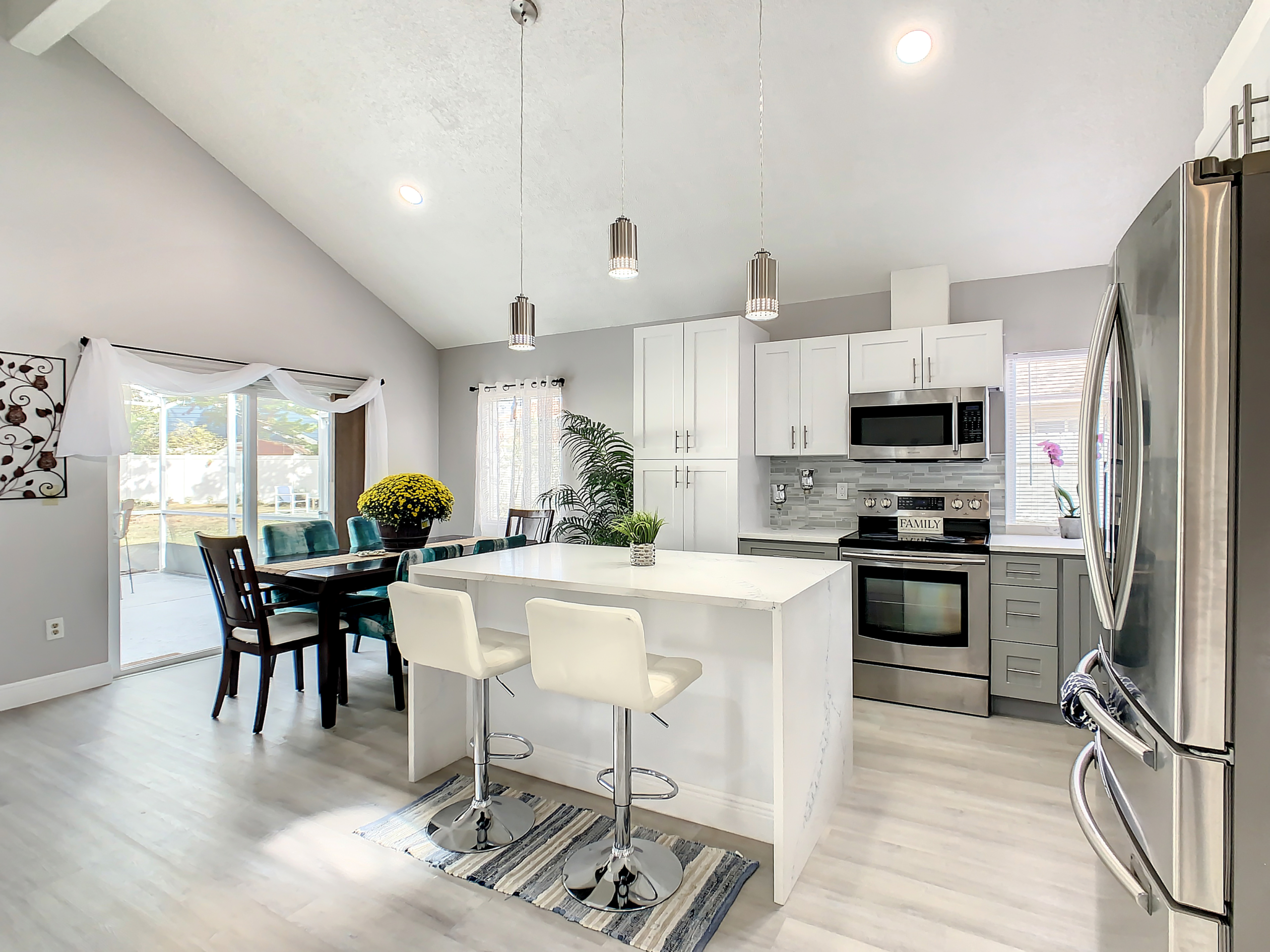 Remodeled kitchen