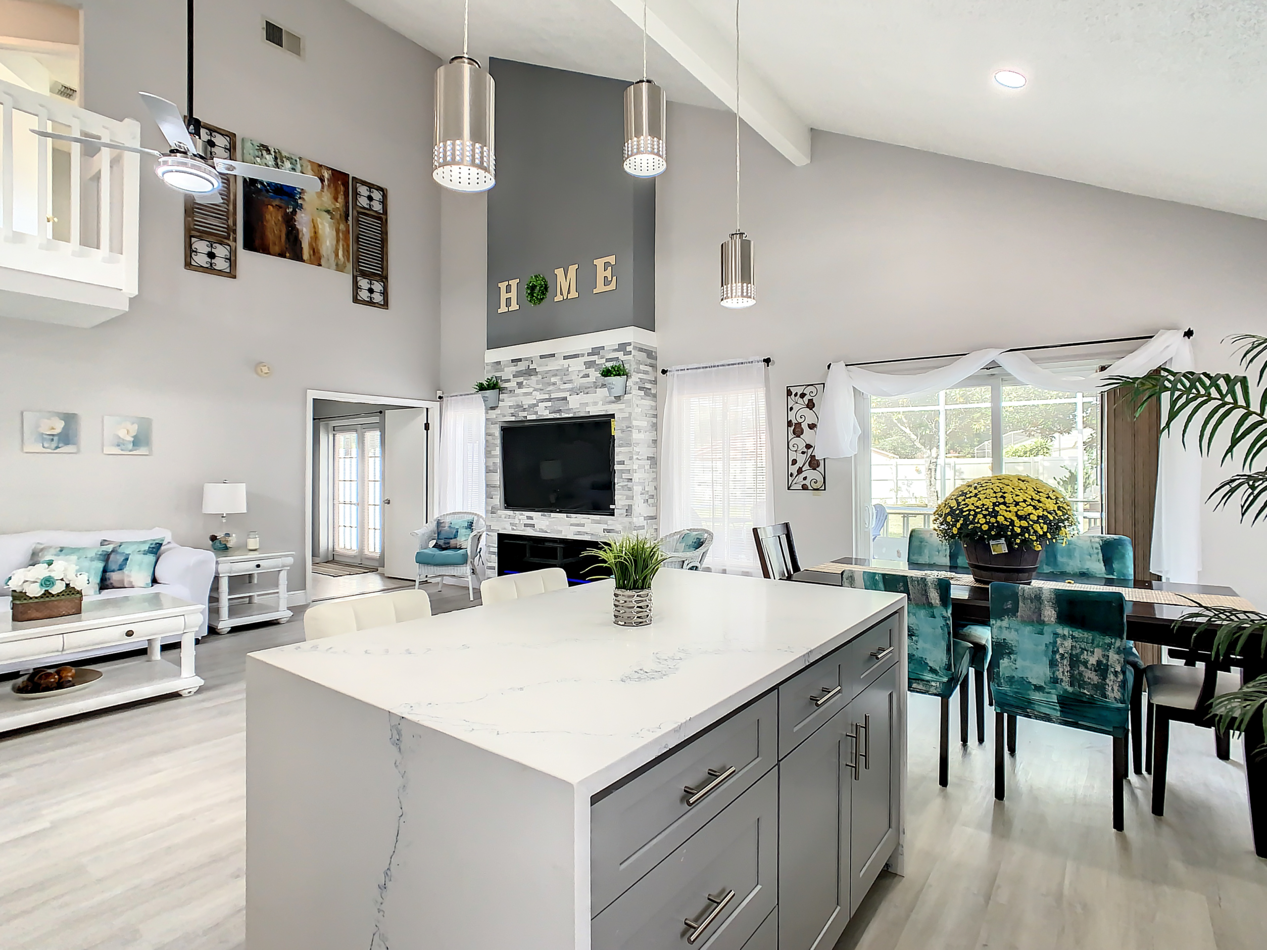 Cabinet refacing and counter updates