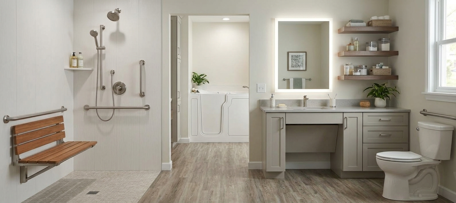 Aging in place bathroom